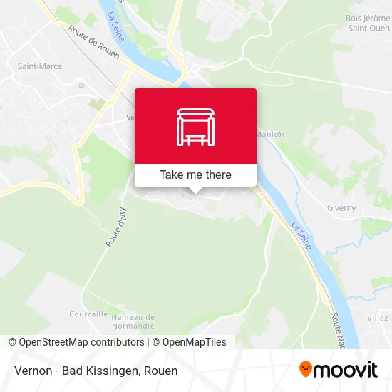 Vernon - Bad Kissingen map