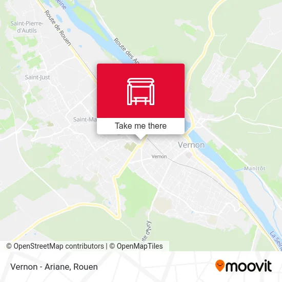 Mapa Vernon - Ariane