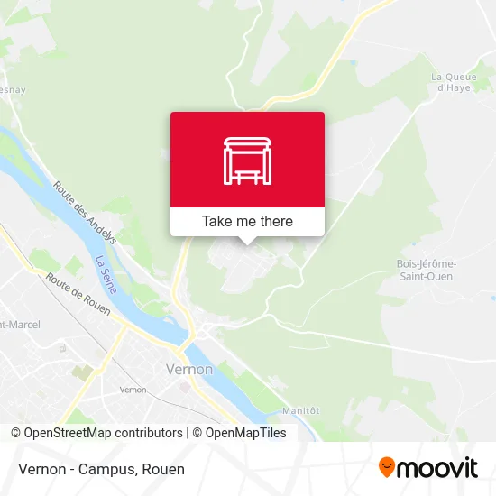 Mapa Vernon - Campus