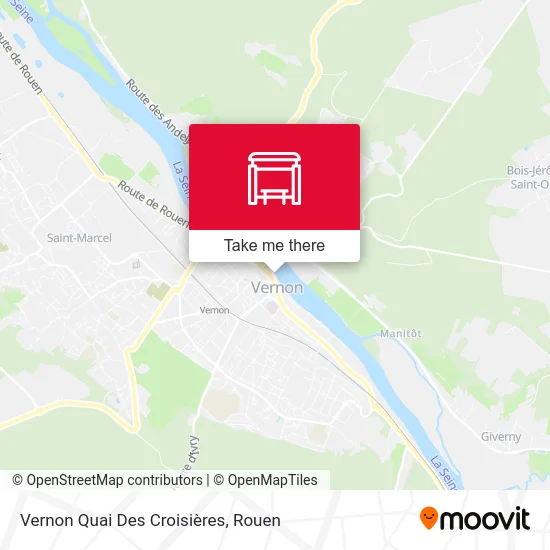 Vernon Quai Des Croisières map