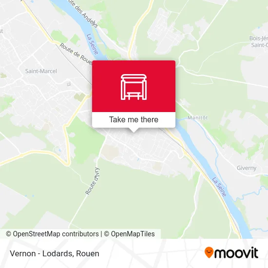 Vernon - Lodards map