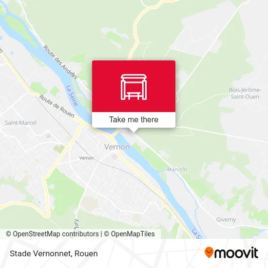 Stade Vernonnet map