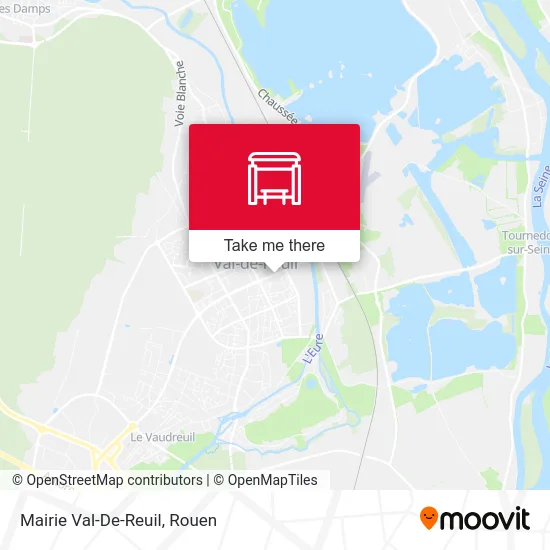 Mairie Val-De-Reuil map