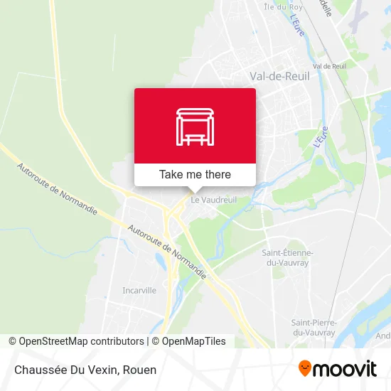 Chaussée Du Vexin map