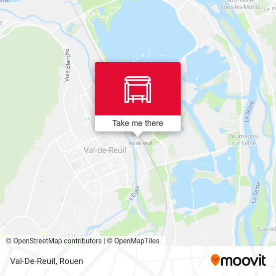Val-De-Reuil map