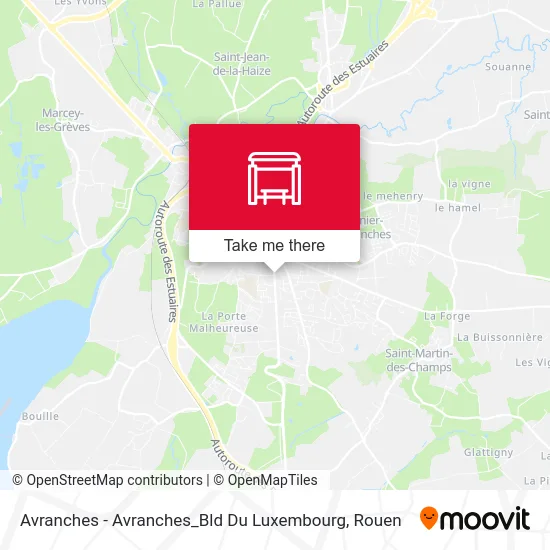 Avranches - Avranches_Bld Du Luxembourg map