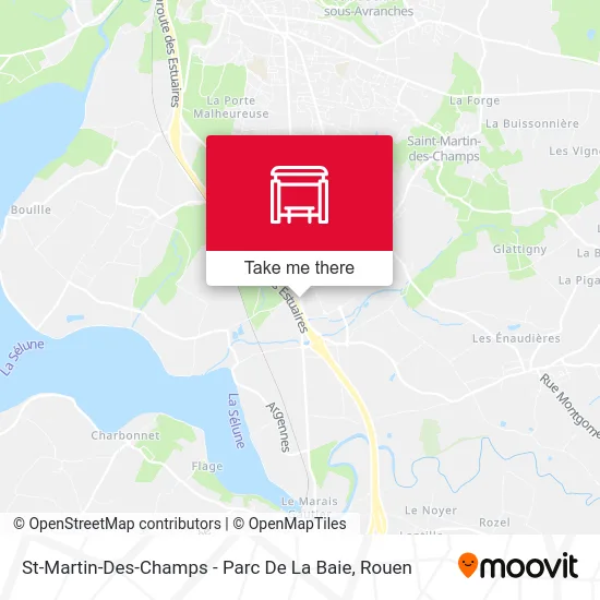 Mapa St-Martin-Des-Champs - Parc De La Baie