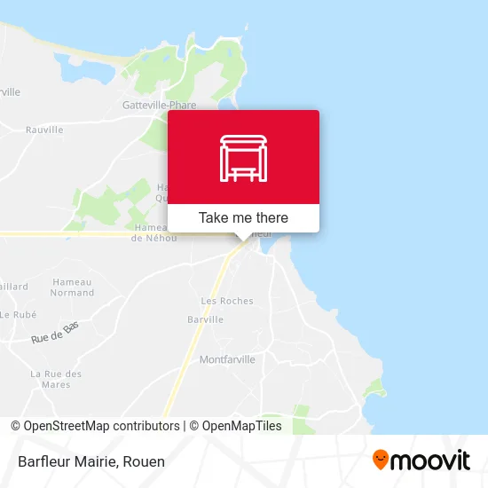 Mapa Barfleur Mairie