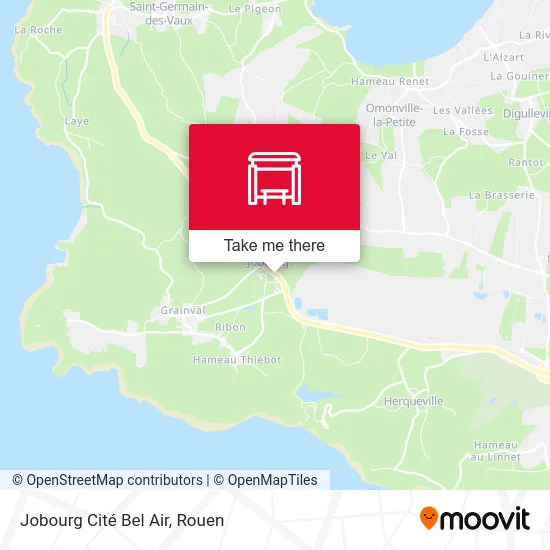 Jobourg Cité Bel Air map