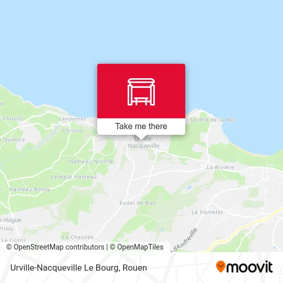 Urville-Nacqueville Le Bourg map