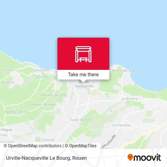 Urville-Nacqueville Le Bourg map