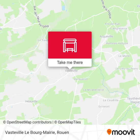 Vasteville Le Bourg-Mairie map