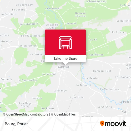 Mapa Bourg