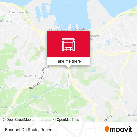 Mapa Bosquet Du Roule