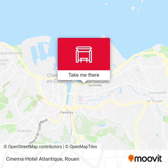 Mapa Cinema-Hotel Atlantique