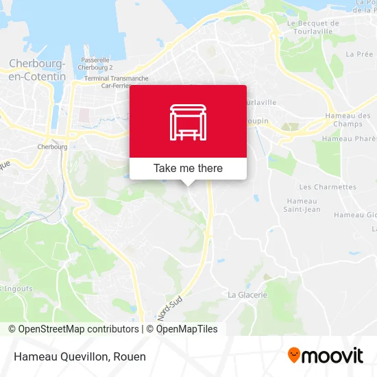 Mapa Hameau Quevillon