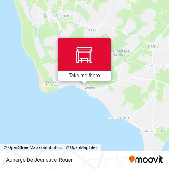 Mapa Auberge De Jeunesse