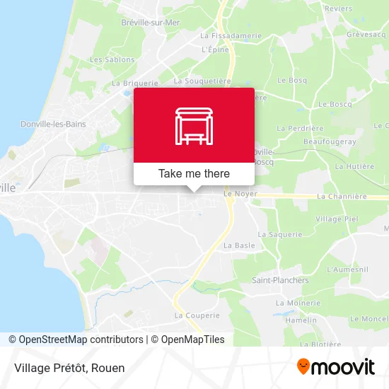 Village Prétôt map