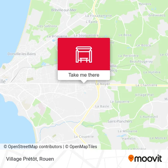 Village Prétôt map