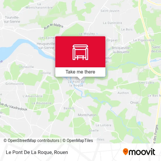 Mapa Le Pont De La Roque