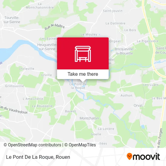 Le Pont De La Roque map