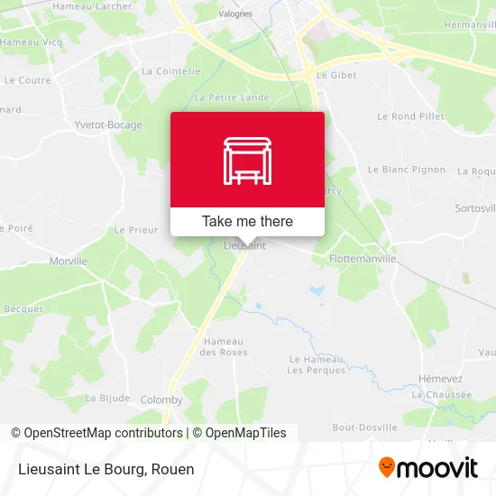 Lieusaint Le Bourg map