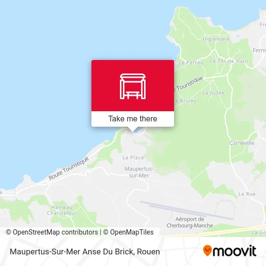 Maupertus-Sur-Mer Anse Du Brick map