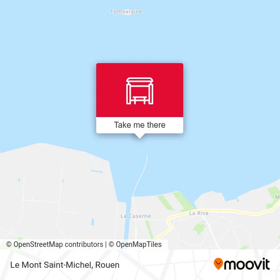 Le Mont Saint-Michel map