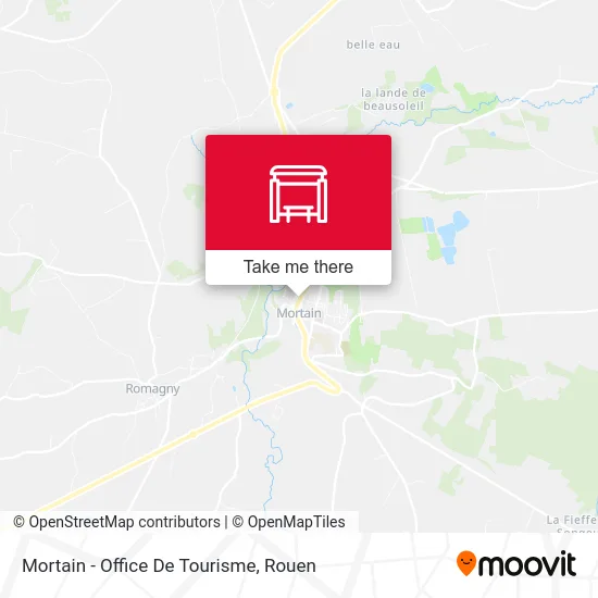 Mortain - Office De Tourisme map