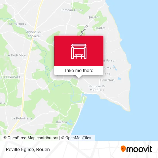 Reville Eglise map