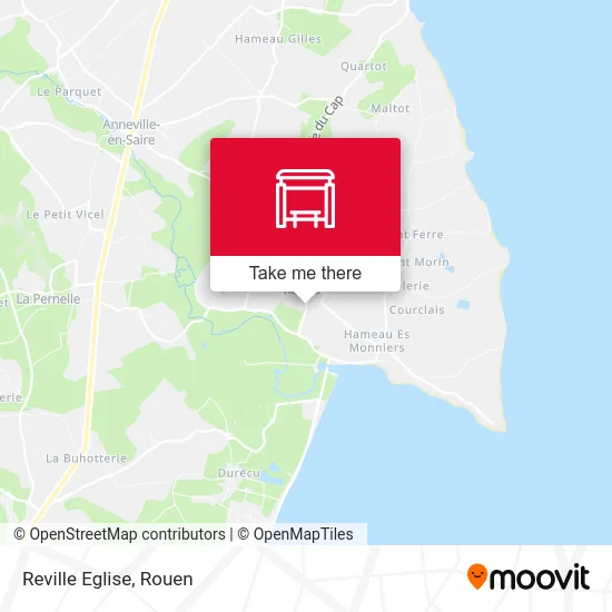 Reville Eglise map