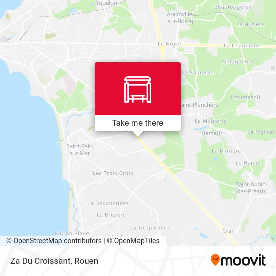 Mapa Za Du Croissant