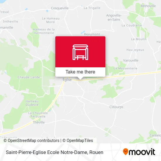 Saint-Pierre-Eglise Ecole Notre-Dame map