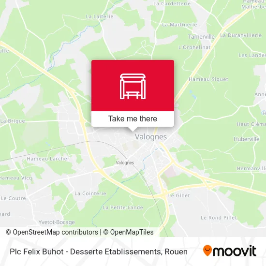 Plc Felix Buhot - Desserte Etablissements map