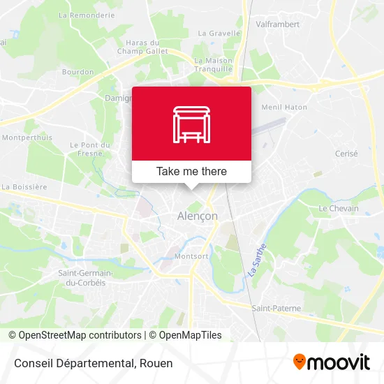 Conseil Départemental map