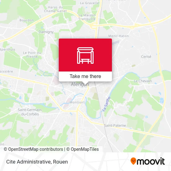 Cite Administrative map