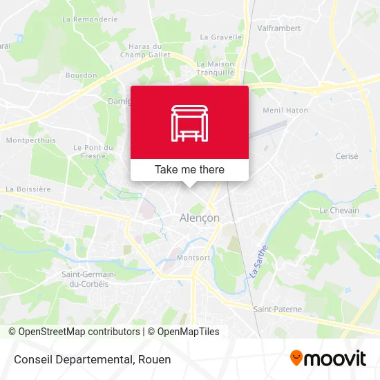 Mapa Conseil Departemental