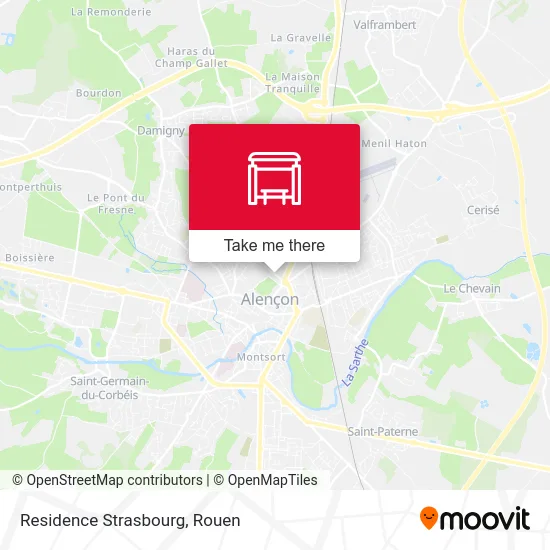 Residence Strasbourg map