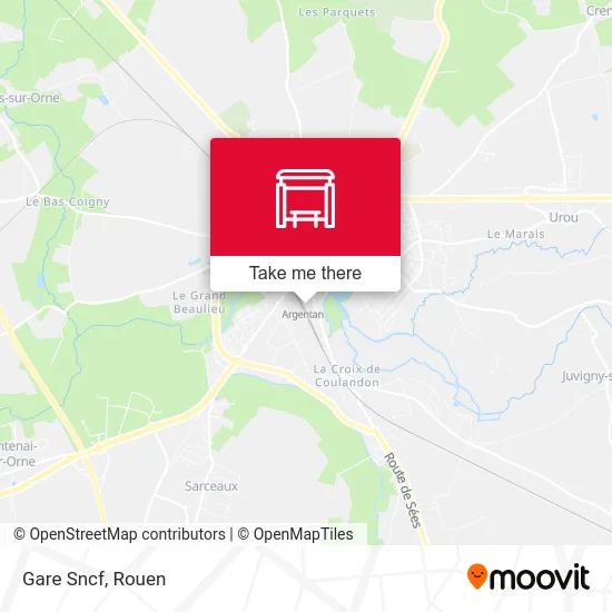 Gare Sncf map