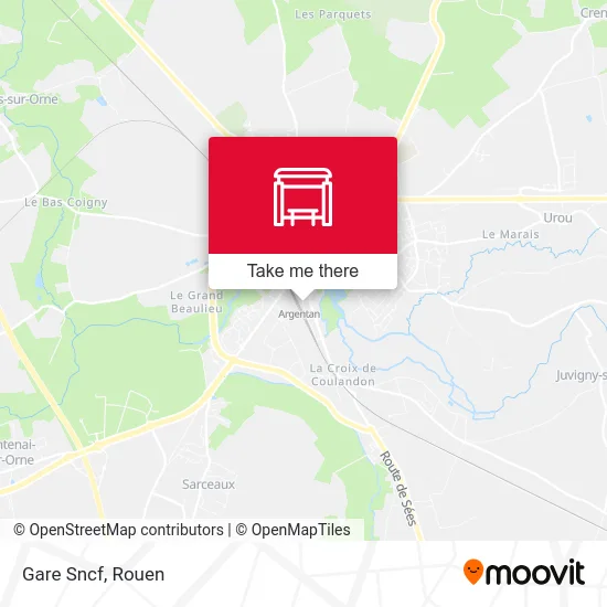 Gare Sncf map