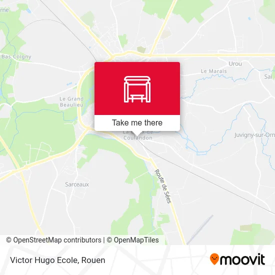 Victor Hugo Ecole map