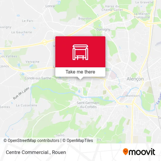 Mapa Centre Commercial.