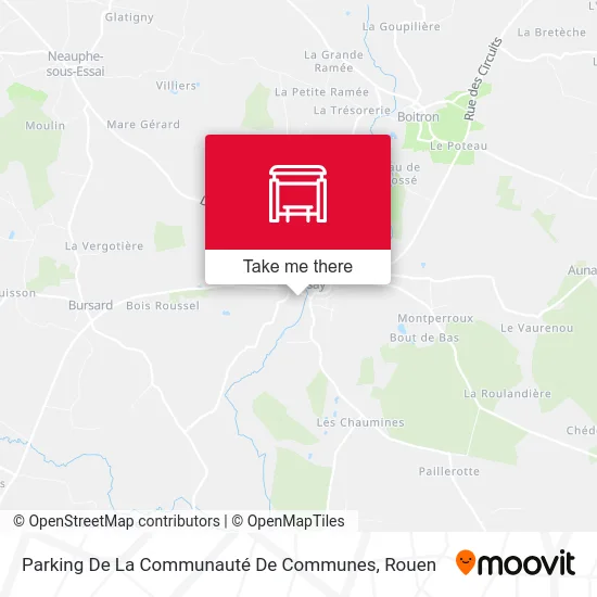 Parking De La Communauté De Communes map