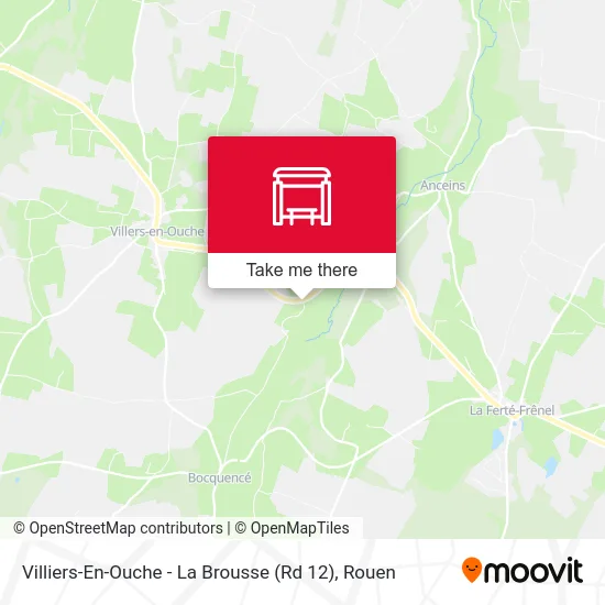Villiers-En-Ouche - La Brousse (Rd 12) map