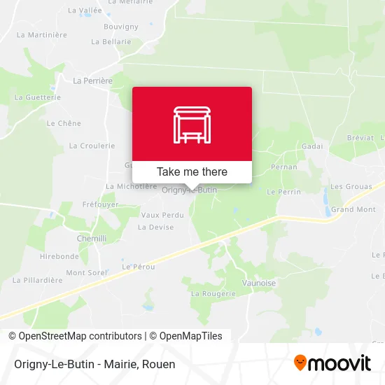 Origny-Le-Butin - Mairie map