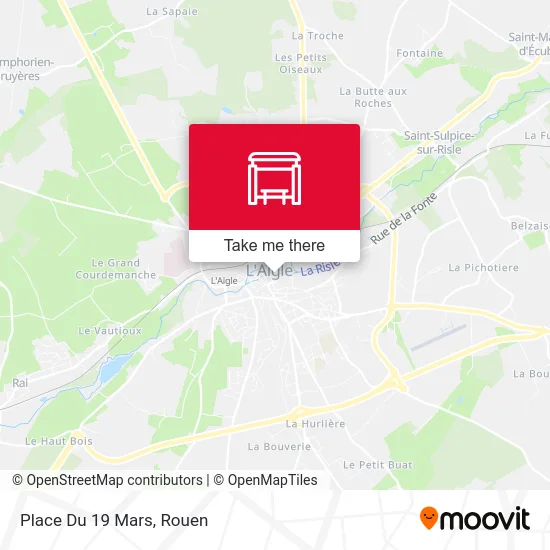 Mapa Place Du 19 Mars