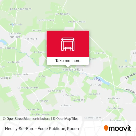 Neuilly-Sur-Eure - École Publique map