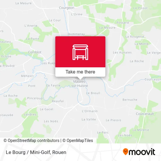 Le Bourg / Mini-Golf map