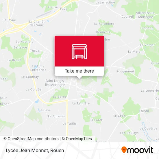 Mapa Lycée Jean Monnet