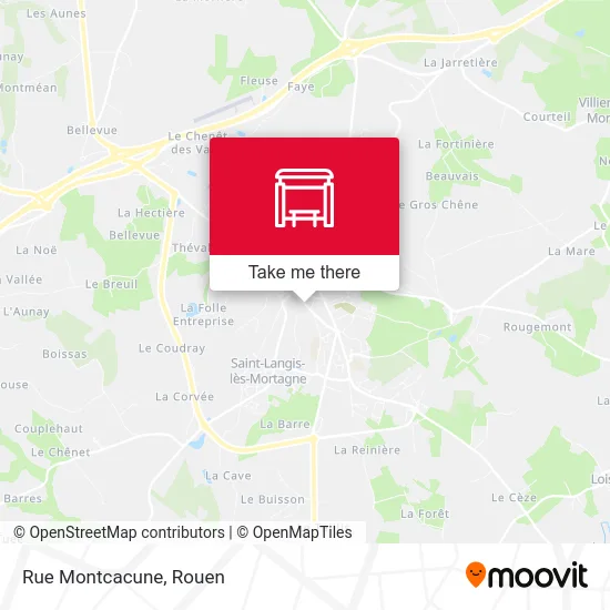 Rue Montcacune map